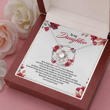 To My Daughter - Remember How Much You Are Loved - Necklace SO82T - Charming Present