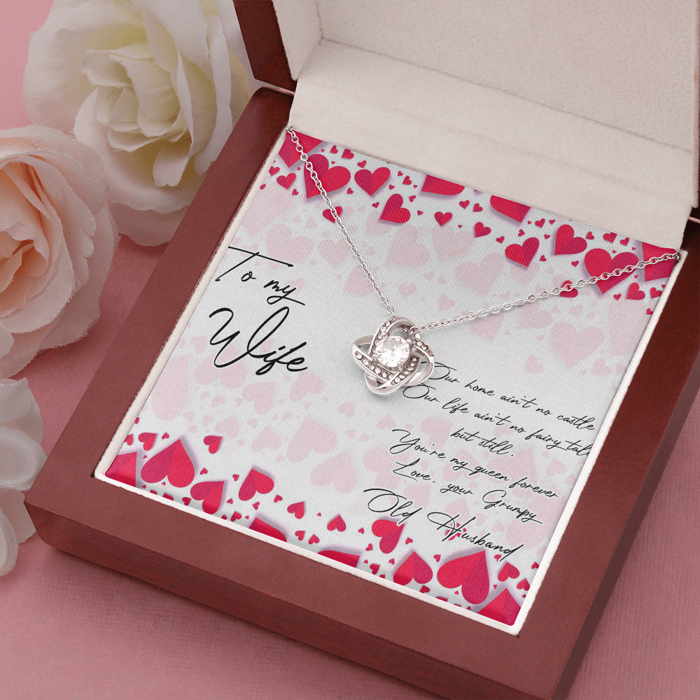 To My Wife You're My Queen Forever Necklace SO11v1
