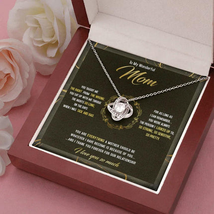 To The Best Mom - The Person I Looked Up To - Necklace SO41T - Charming Present