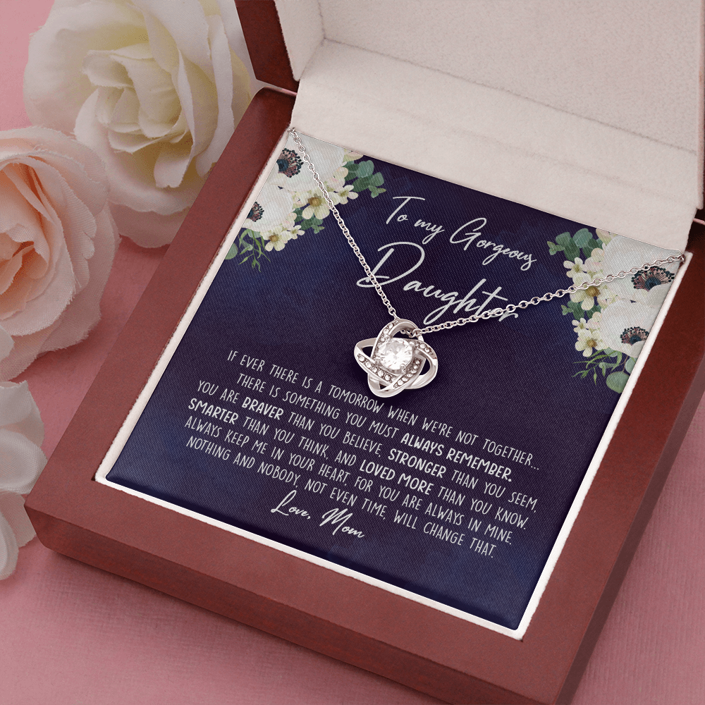 To My Gorgeous Daughter - You Are Braver Than You Believe - Necklace SO75