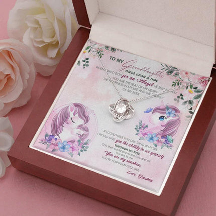 To My Granddaughter - You Are My Sunshine - Necklace DR14 - Charming Present
