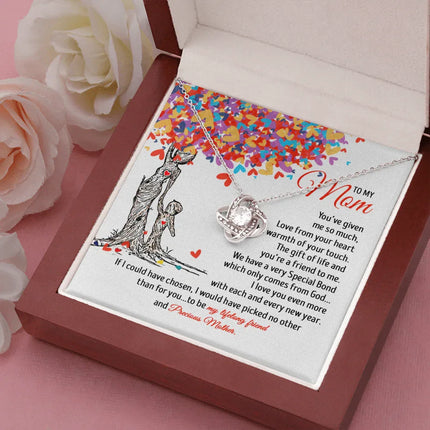 To My Mom - We Have A Very Special Bond - Necklace SO57T - Charming Present