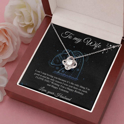 To My Wife I Can't Stop Loving You Necklace SO18v1 - Charming Present