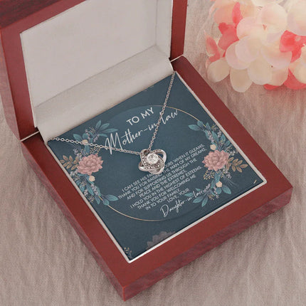 To My Mother In Law - Thank You So Much - Necklace SO37 - Charming Present