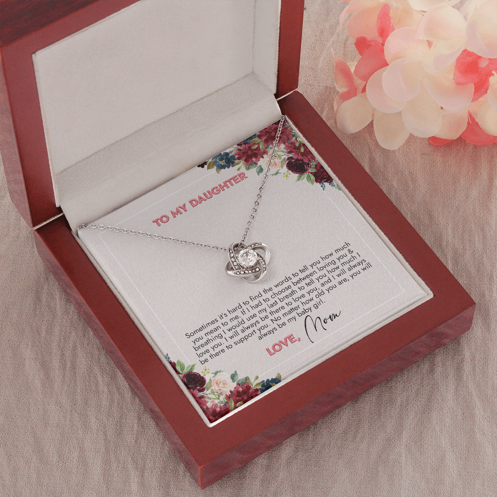 To My Daughter You Will Always Be My Girl Necklace SO73