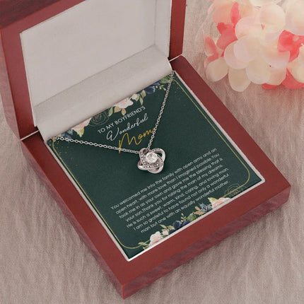 To My Boyfriend's Mom Thank You For Raising The Man Of My Dreams Necklace SO22V - Charming Present
