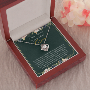 To My Boyfriend's Mom Thank You For Raising The Man Of My Dreams Necklace SO22V