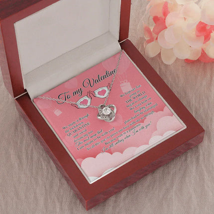 To My Valentine I'm Still Smiling When I'm With You Necklace SO12v1 - Charming Present