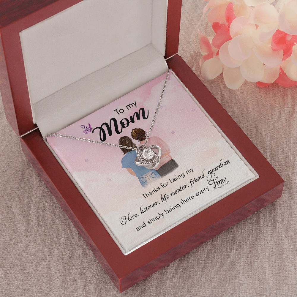 To My Mom Thanks For Being My Hero Necklace SO46