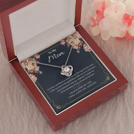 To My Mom - I Will Love You Always - Necklace SO55V - Charming Present