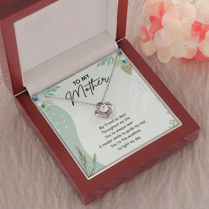 To My Mom You're The Sun Shine To Light My Day - Necklace SO20V - Charming Present