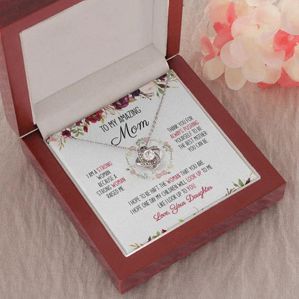 To My Amazing Mom - You're The Best Mom Ever - Necklace SO51V - Charming Present