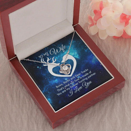 To My Wife You Are My Forever Hunting Partner - Necklace SO16v1 - Charming Present