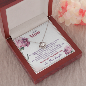 To My Mom Thank You For Loving Me Unconditionally - Necklace SO29T