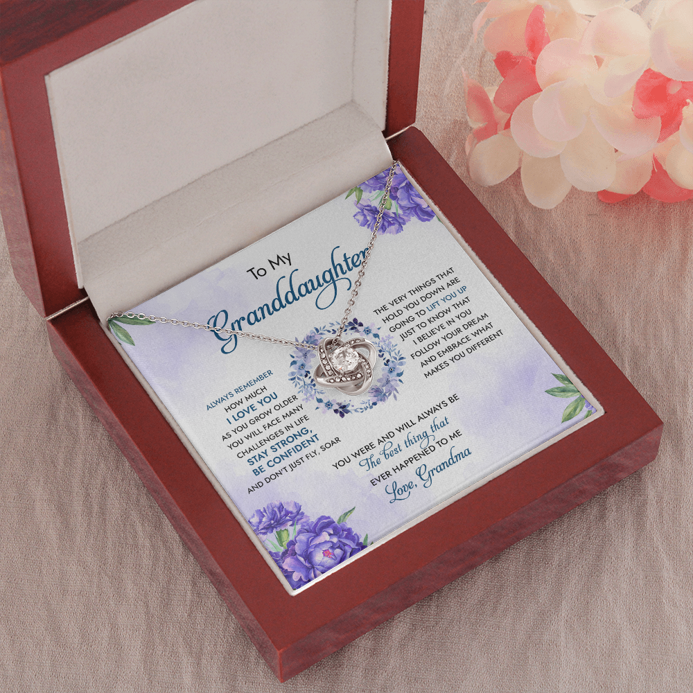 To My Granddaughter You Were And Will Always Be The Best Thing - Necklace SO92