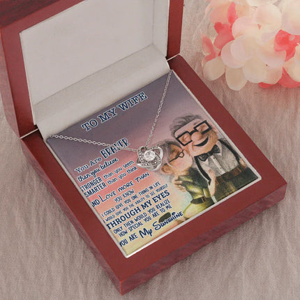 To My Wife You Are My Sunshine Necklace SO07v1 - Charming Present