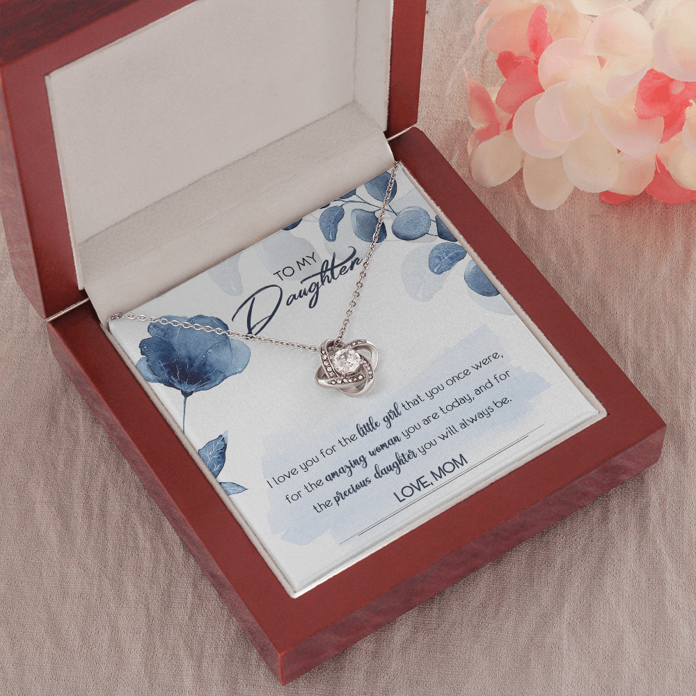 To My Daughter - I Love You For The Little Girl - Necklace SO01T