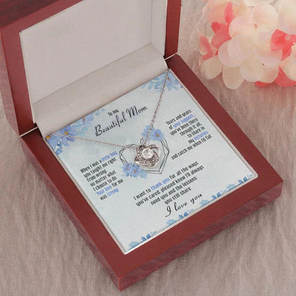 To My Mom I Just Want To Say Thank You - Necklace SO46T - Charming Present