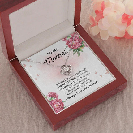 To My Mom I Will Always Love You - Necklace SO79 - Charming Present
