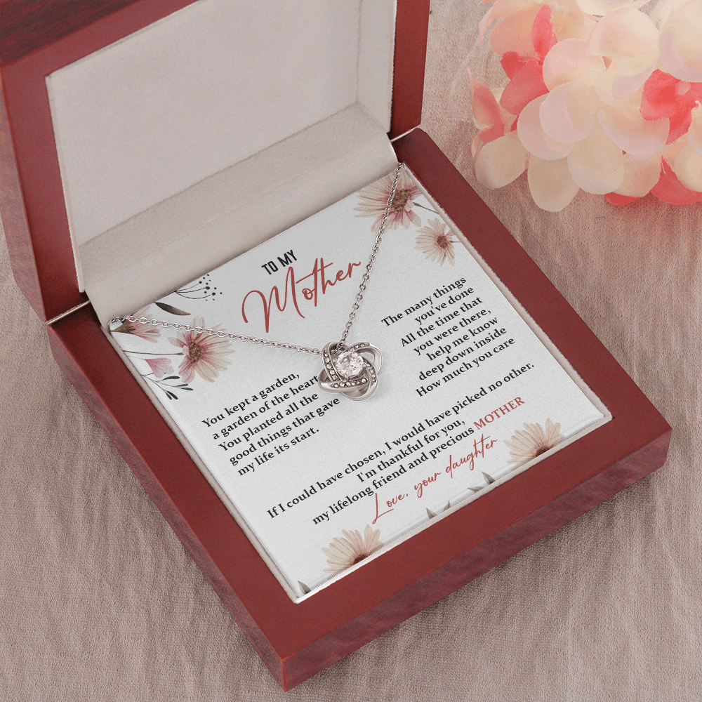 To My Mother - I Am Thankful For You - Necklace SO116T