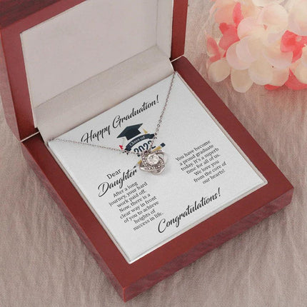 To My Daughter - Happy Graduation - Necklace SO110T - Charming Present