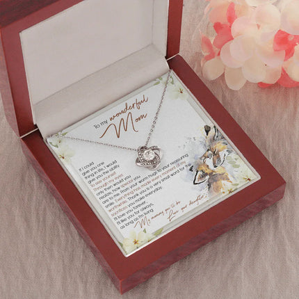 To My Wonderful Mom - I'll Love You Forever - Necklace SO50T - Charming Present