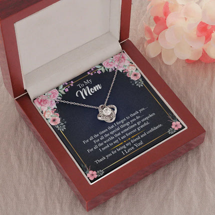 To My Mom - Thank You For Being My Friend and Confidante - Necklace SO105V - Charming Present