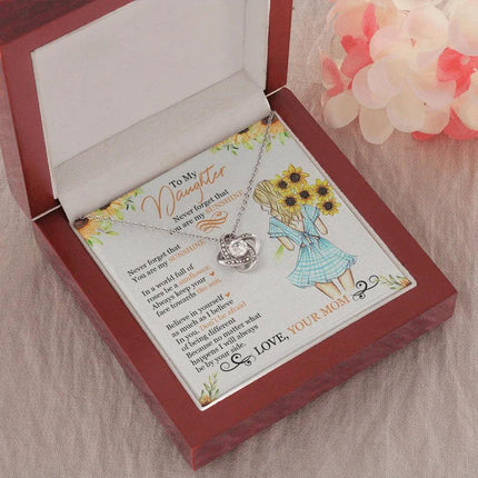 To My Daughter - You Are My Sunshine - Necklace SO137T - Charming Present