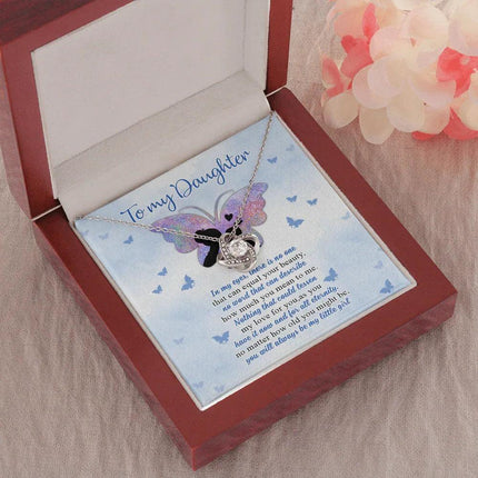 To My Daughter You Will Always Be My Little Girl - Necklace SO74 - Charming Present