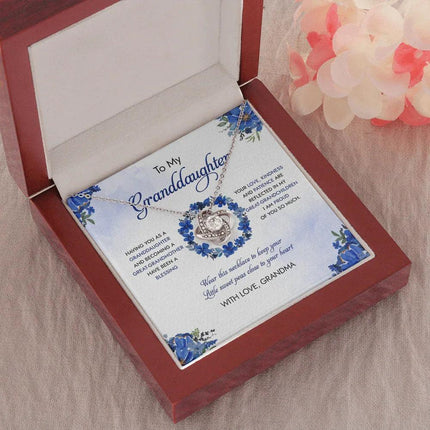 To My Granddaughter - I Am Proud Of You So Much - Necklace SO97 - Charming Present