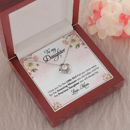 To My Daughter - I Love You For The Little Girl - Necklace SO83 - Charming Present