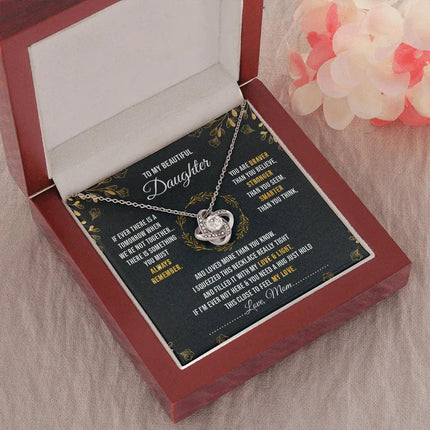 To My Beautiful Daughter - You Are Braver Than You Believe - Necklace SO40V - Charming Present
