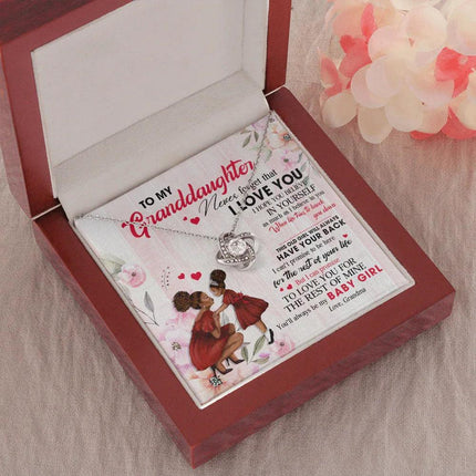 To My Granddaughter - You Will Always Be My Baby Girl - Necklace DR09 - Charming Present