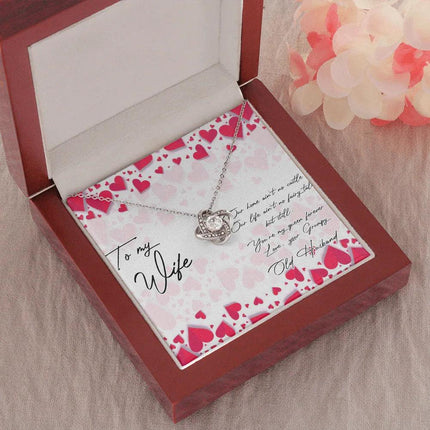 To My Wife You're My Queen Forever Necklace SO11v1 - Charming Present