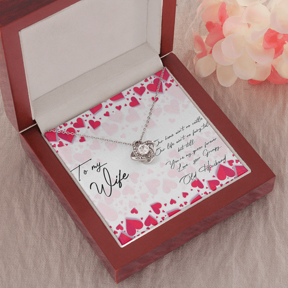 To My Wife You're My Queen Forever Necklace SO11v1