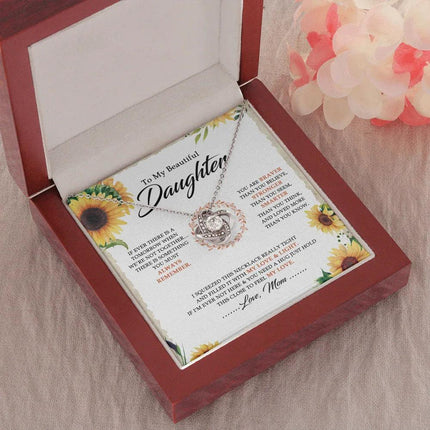 To My Beautiful Daughter - You Are Braver Than You Believe - Necklace SO18V - Charming Present