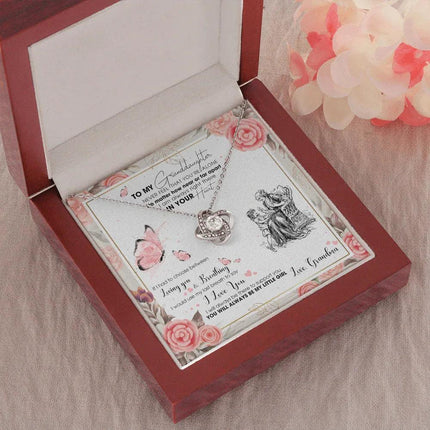 To My Granddaughter - I AM Right There In Your Heart - Necklace DR15 - Charming Present