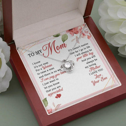 To My Mom - Always Be Your Little Boy - Necklace SO06V - Charming Present