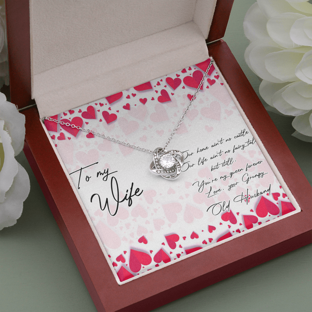 To My Wife You're My Queen Forever Necklace SO11v1