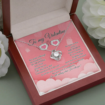 To My Valentine I'm Still Smiling When I'm With You Necklace SO12v1 - Charming Present