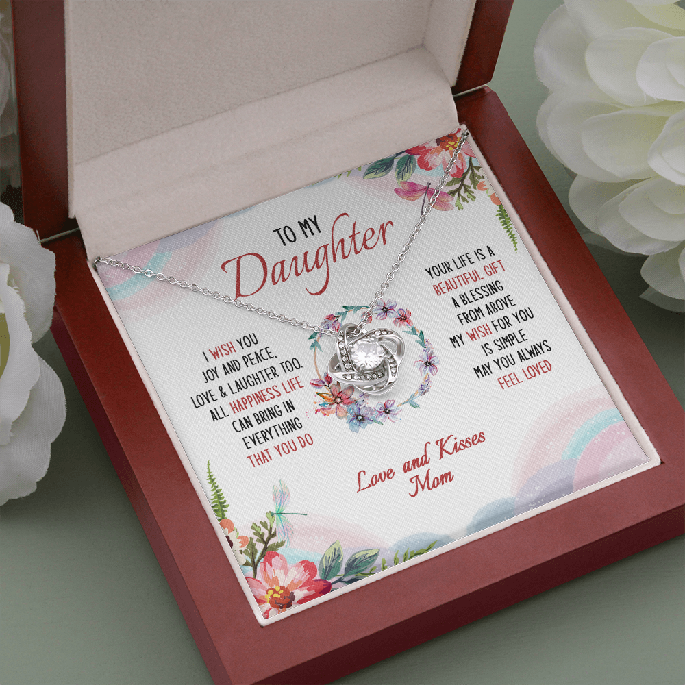To My Daughter May You Always Feel Loved - Necklace SO34V
