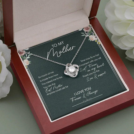 To My Mother - Thank You For Your Love And Support - Necklace SO13V - Charming Present