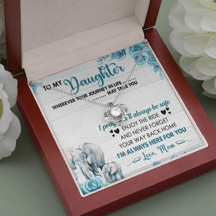 To My Daughter - Enjoy The Ride - Necklace SO02V - Charming Present