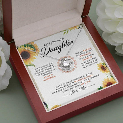 To My Beautiful Daughter - You Are Braver Than You Believe - Necklace SO18V - Charming Present