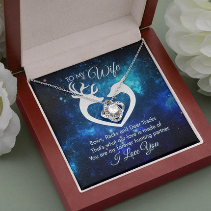 To My Wife You Are My Forever Hunting Partner - Necklace SO16v1 - Charming Present
