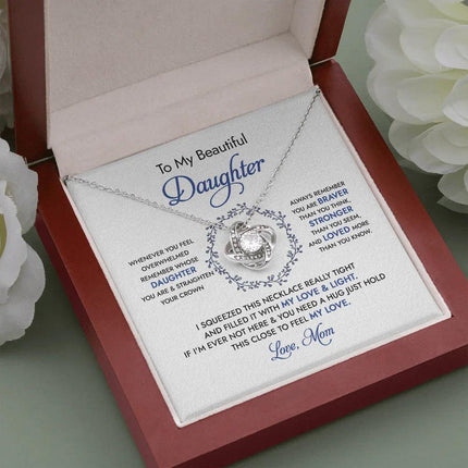 To My Beautiful Daughter - Always Remember - Necklace SO67 - Charming Present