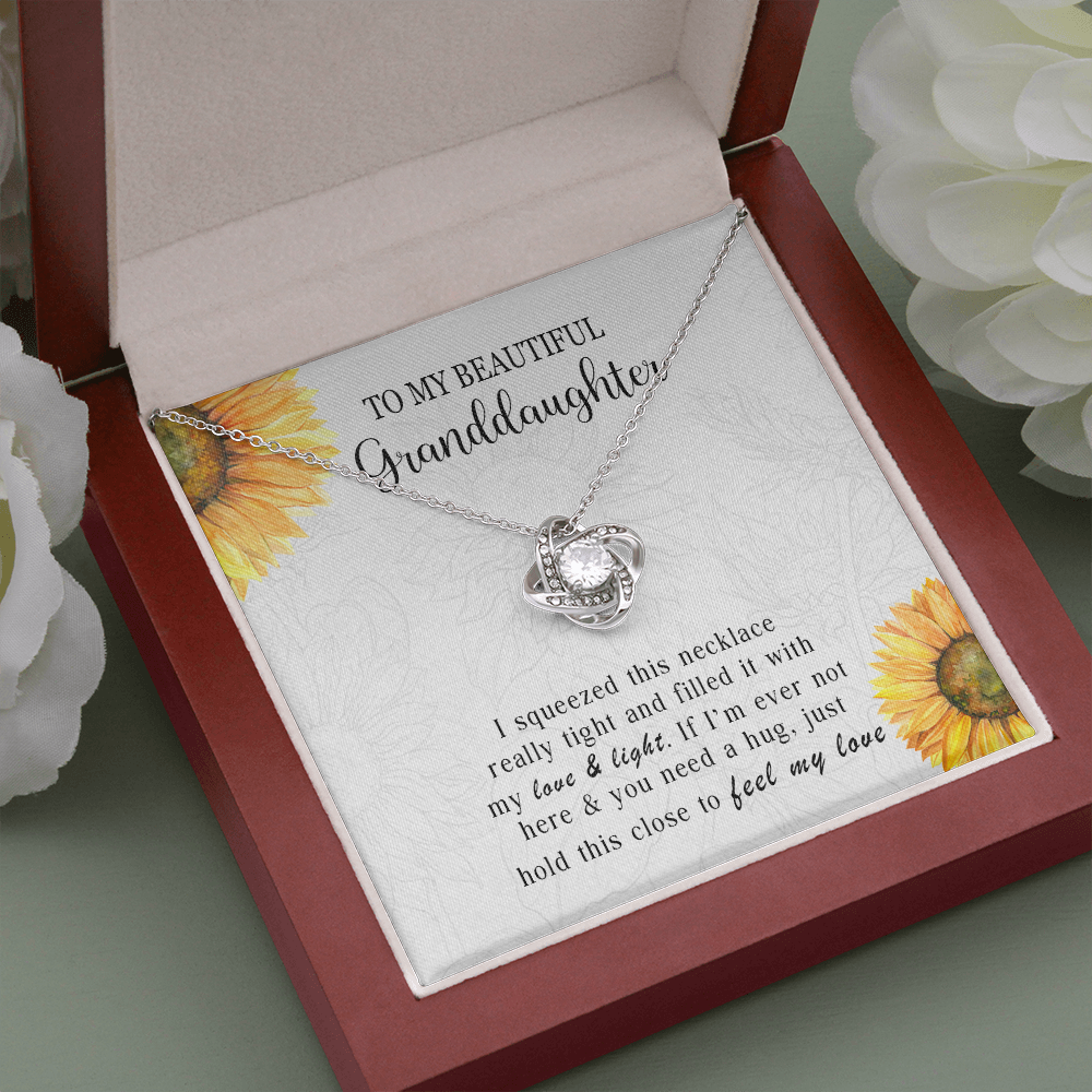 To My Granddaughter - Feel My Love - Necklace DR10