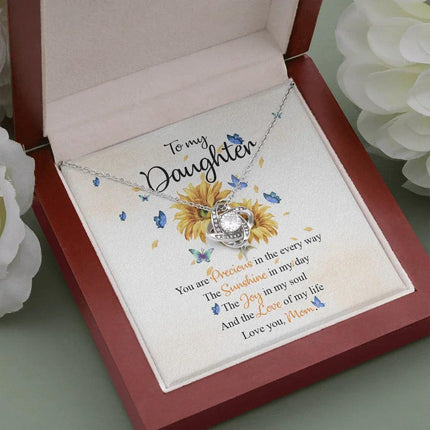 To My Daughter You're The Love Of My Life Necklace SO70 - Charming Present