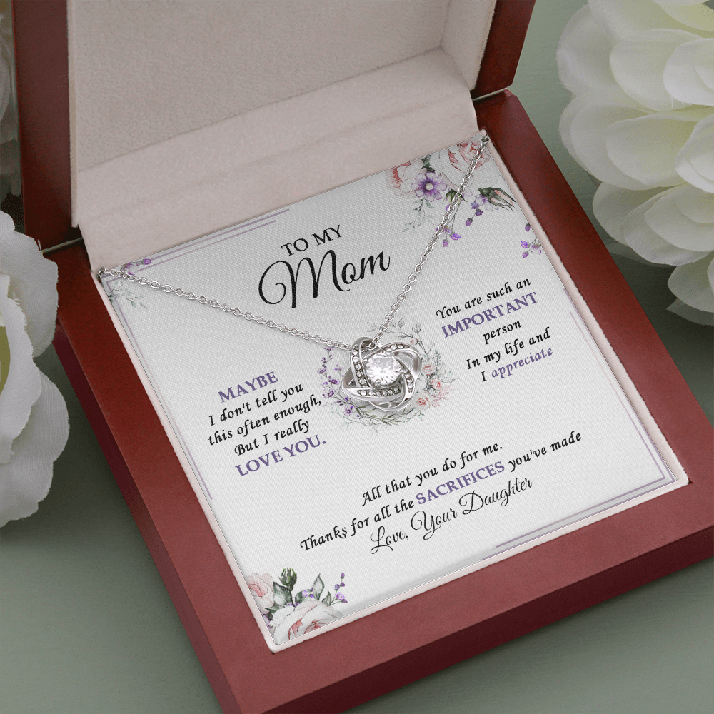 To My Mom - I Really Love You - Necklace SO38V