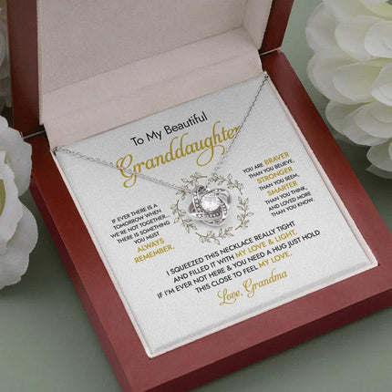 To my Beautiful Granddaughter - You Mean To Me - Necklace SO50v1 - Charming Present